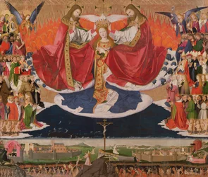 Die Krönung der Jungfrau, vollendet 1454